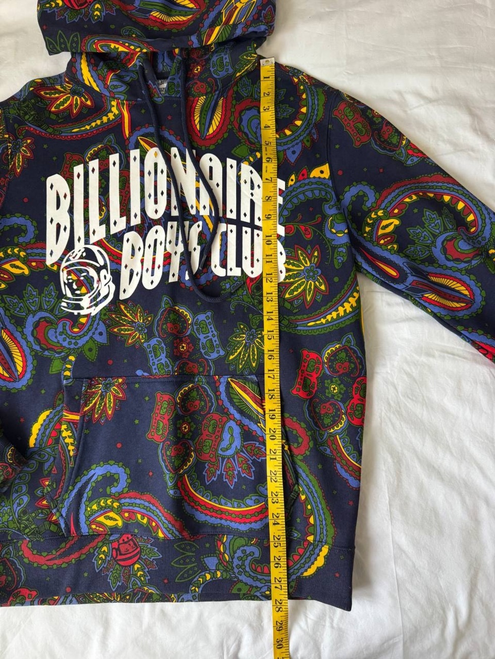 Billionaire Boys Club Paisley Graphic Logo Hoodie Pullover Multicolor Size M - Picture 5 of 7